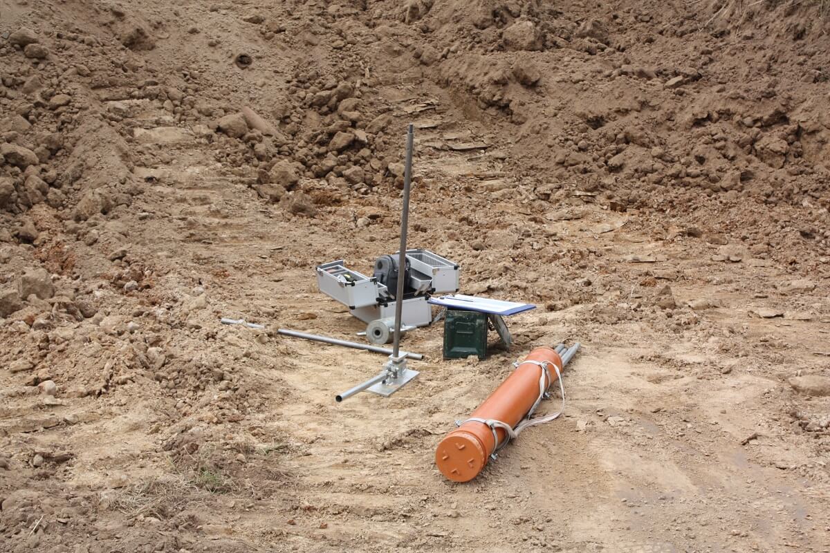 Sonde de battage CIEX en action