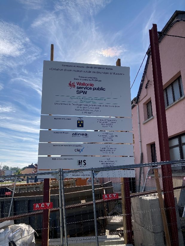 Chantier de la maison rurale multiservices à Musson